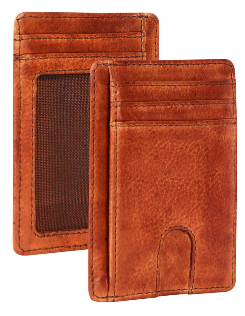 5 Best Leather Minimalist Wallet for Stylish Slim Storage 6 functional leather minimalist wallet