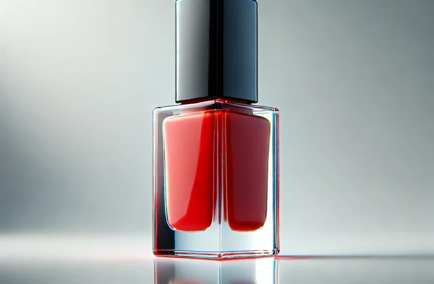 clear red nail polish